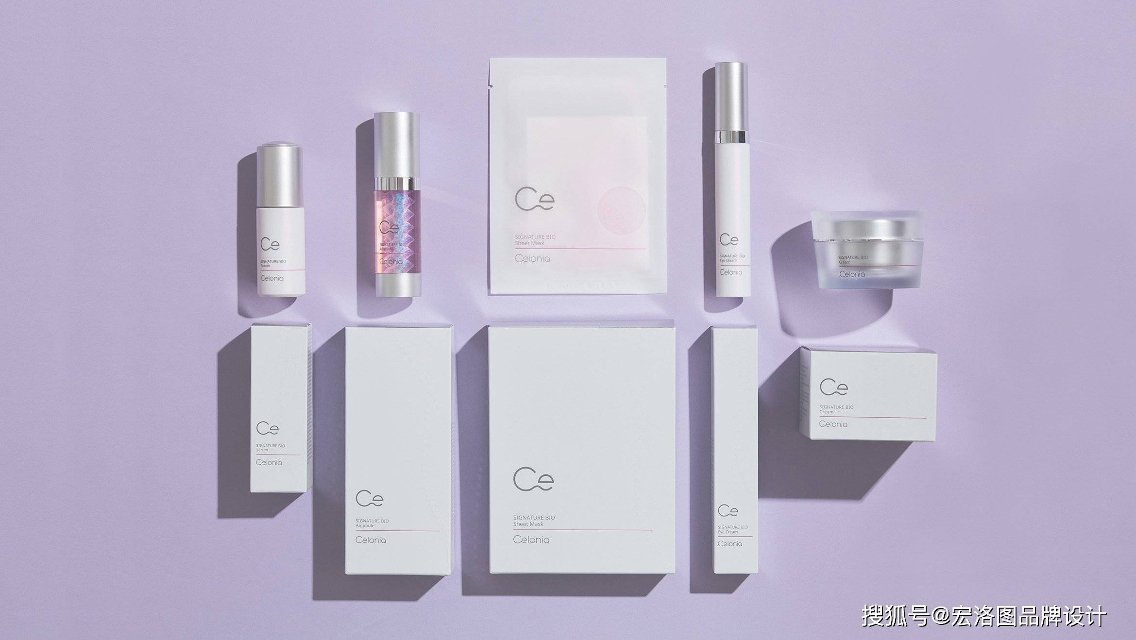 銀色輝映，奢華新生 CELONIA化妝品包裝中的現代美學